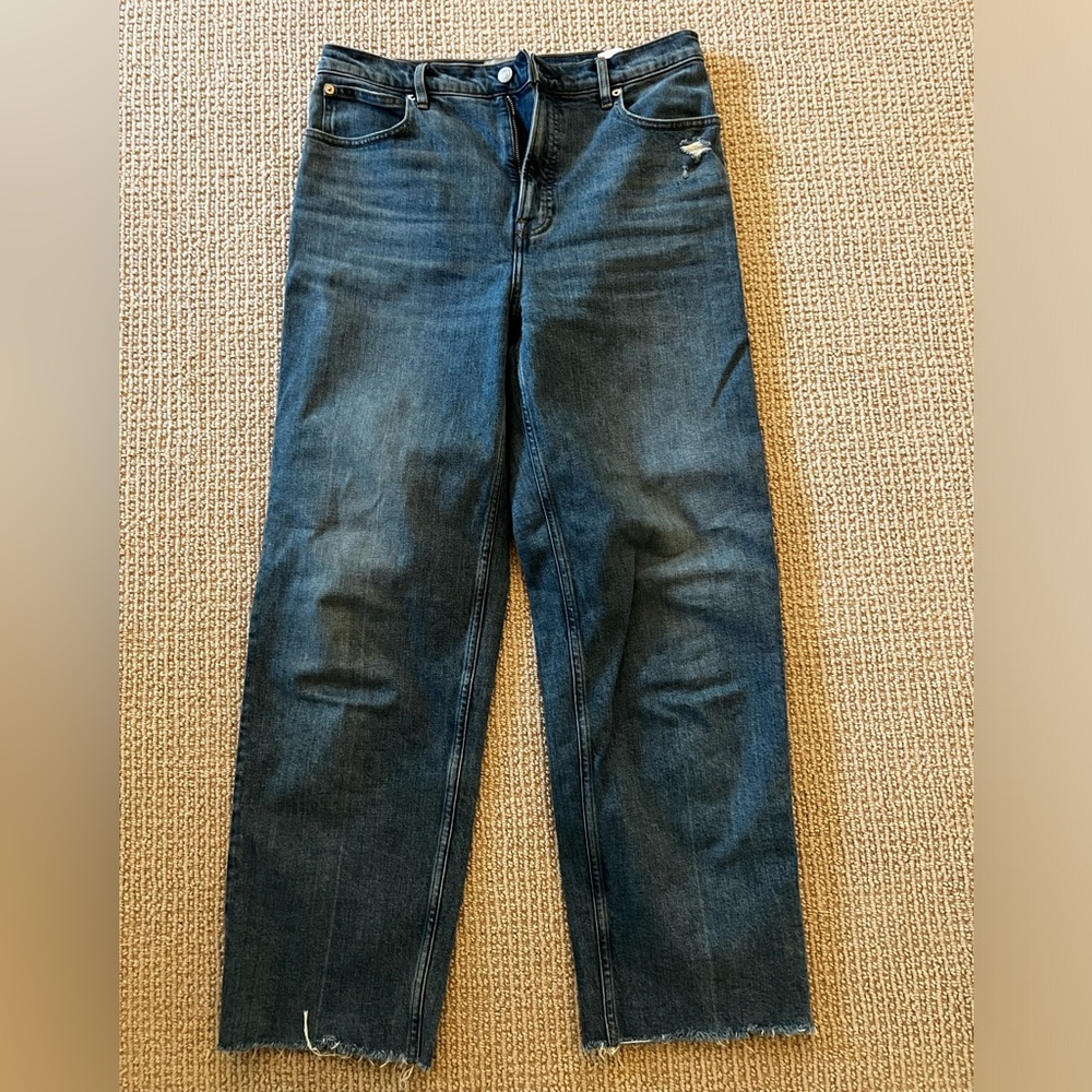 Everlane Way High Jeans 30L cut off